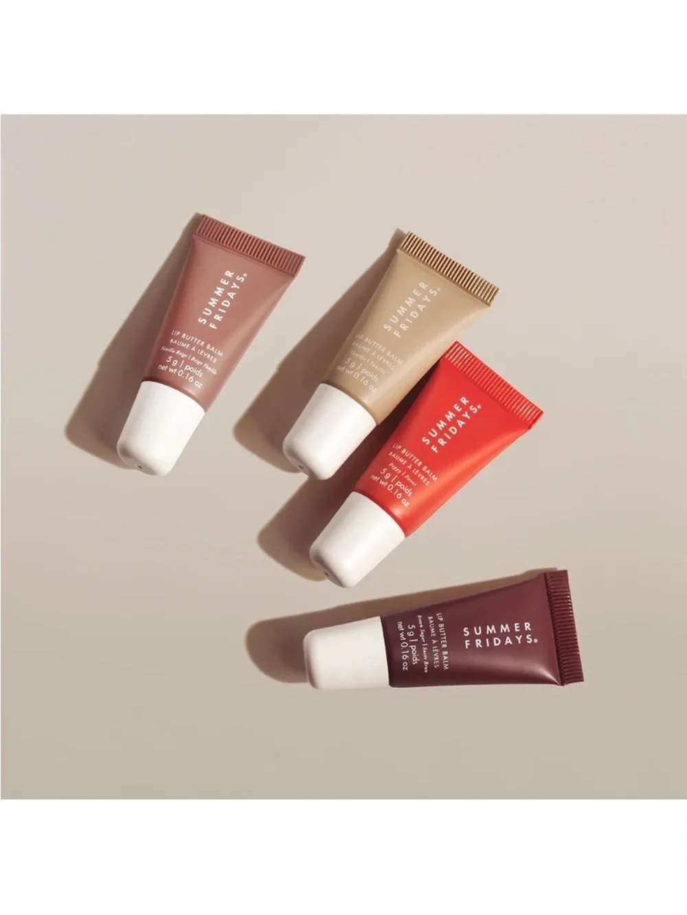SUMMER FRIDAYS The Mini Lip Butter Balm 4 pack set